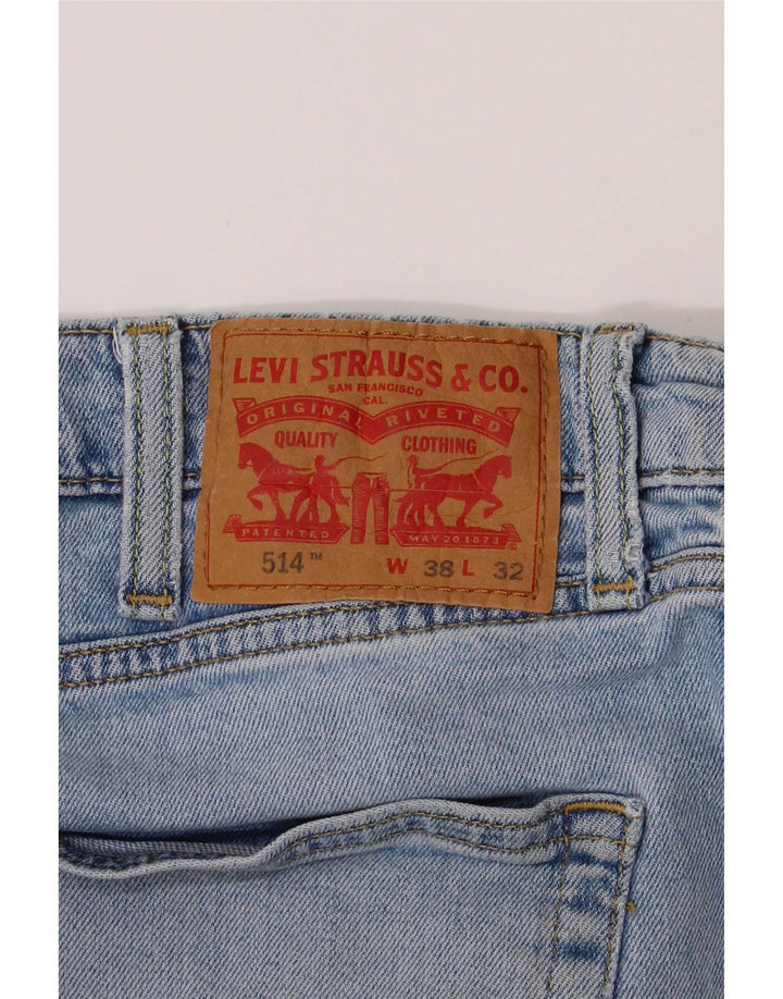Blugi 514 drepti pentru bărbați Levi's W38 L32 Bumbac albastru