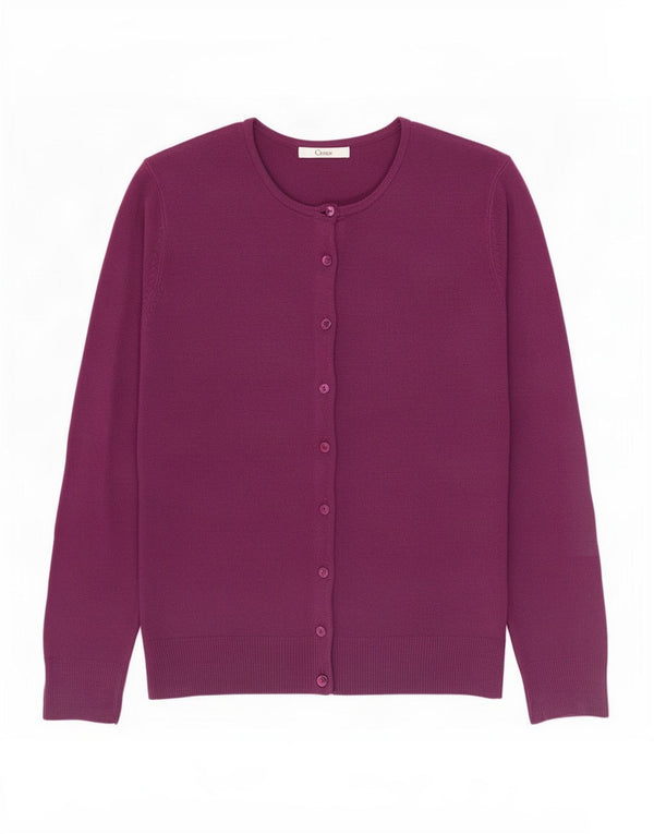 Pulover cardigan pentru femei Marks & Spencer UK 12 Acrilic violet mediu