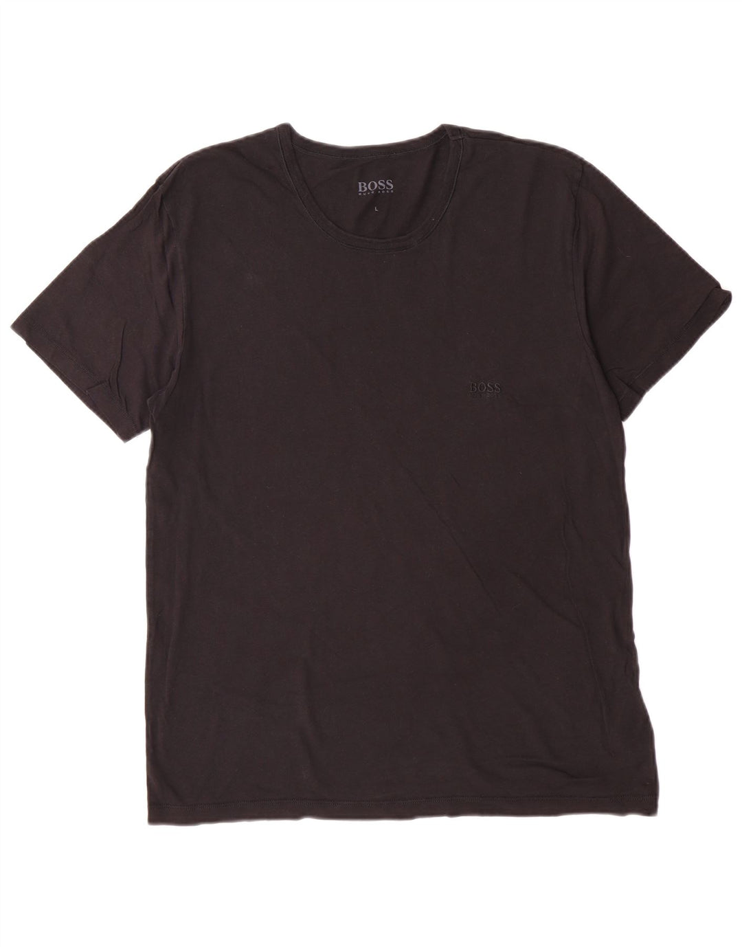 Tricou pentru bărbați Hugo Boss Top mare din bumbac negru