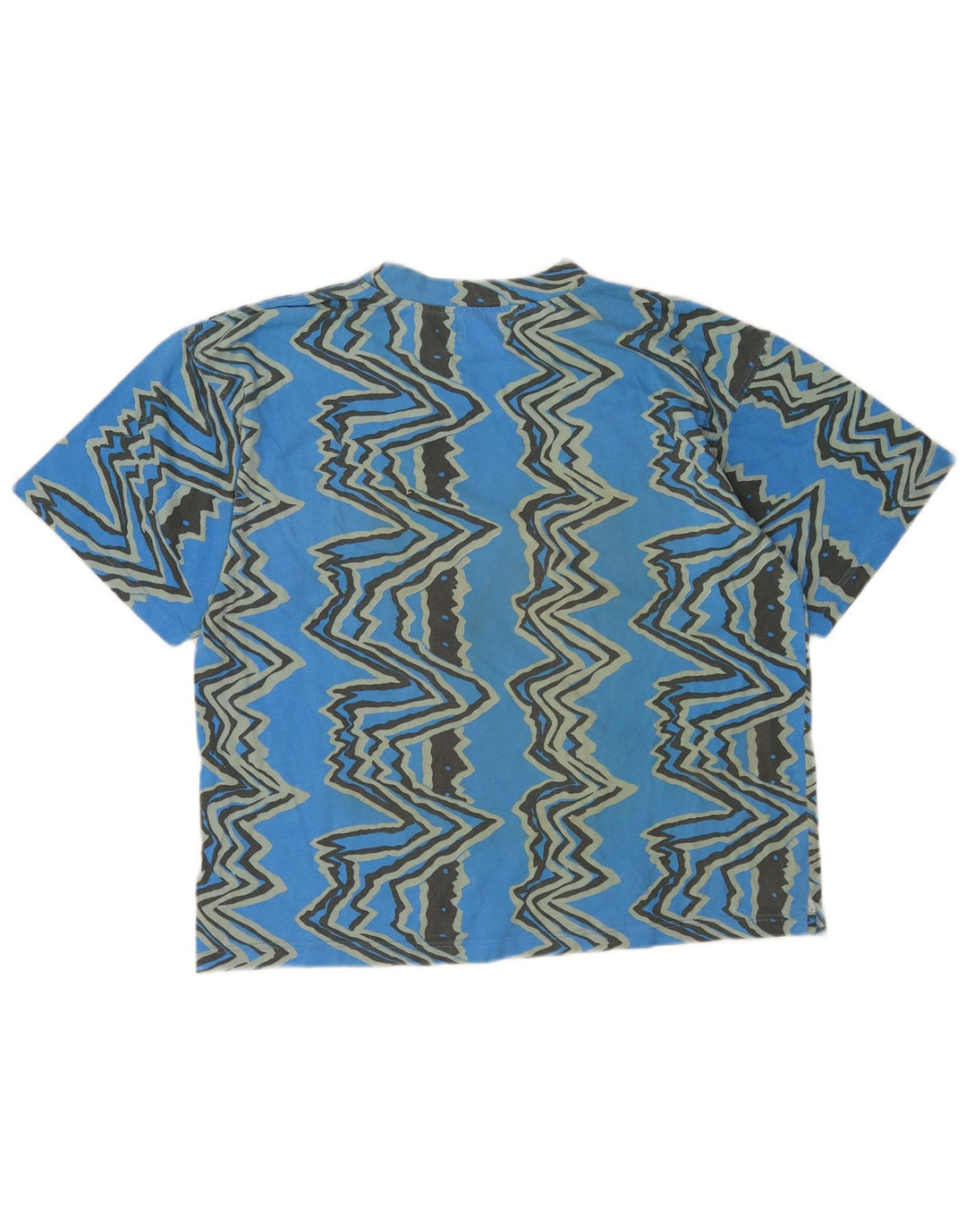 Mistral Tricou Bărbați Top Mediu Albastru Geometric Bumbac