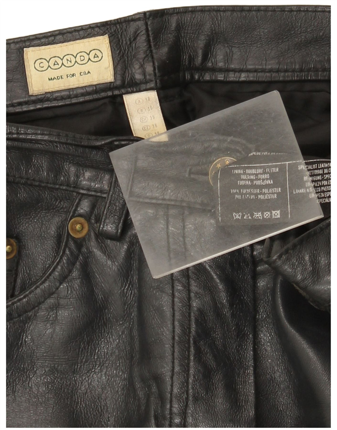 Pantaloni drepti pentru femei Canda EU 36 Small W26 L30 Bleumarin