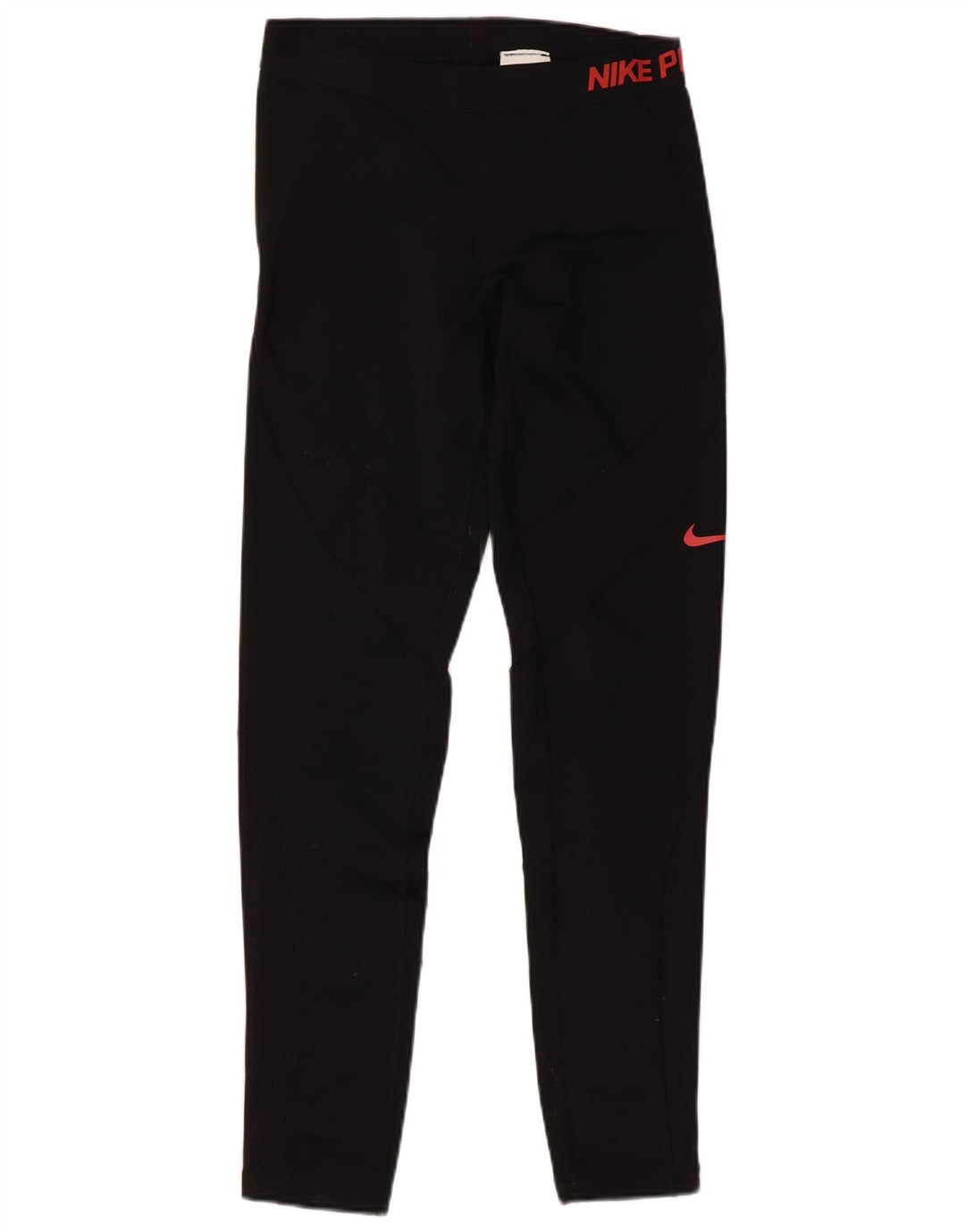 Leggings grafic Nike pentru femei UK 14, mare, negru, poliester