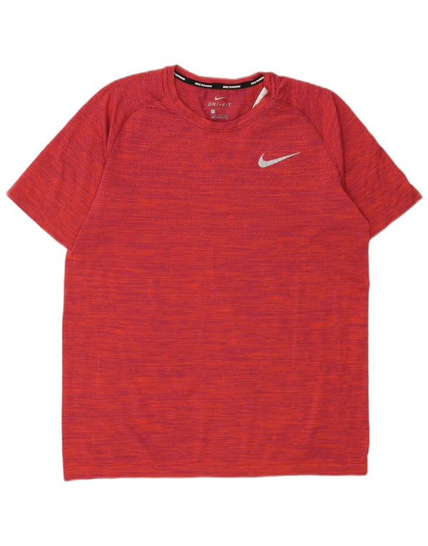 Tricou Nike Dri Fit pentru bărbați Top mare din nailon roșu