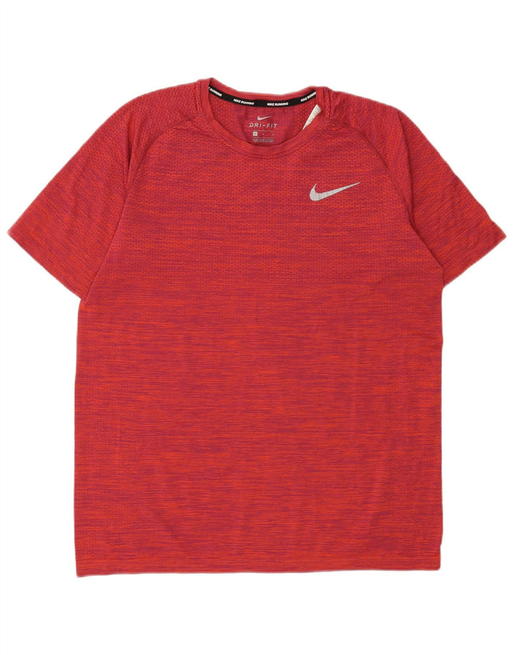 Tricou Nike Dri Fit pentru bărbați Top mare din nailon roșu