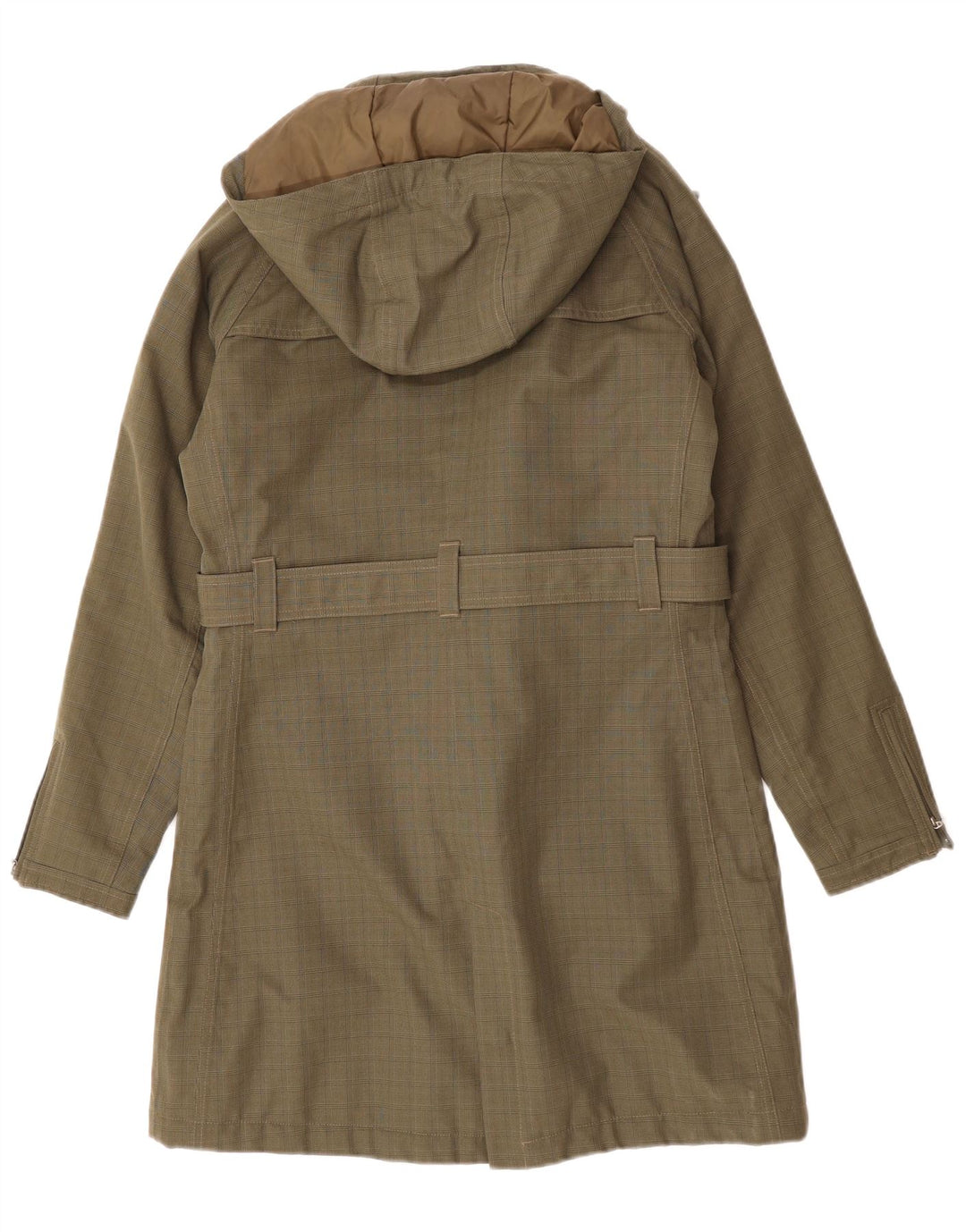 The NORTH FACE Jachetă Windbreaker cu glugă pentru femei UK 14 Medium Green Check