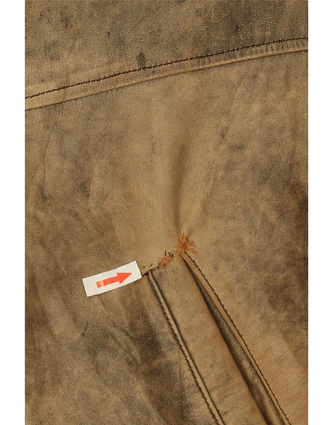 Jachetă din piele pentru bărbați Desi UK 38 din piele maro medie