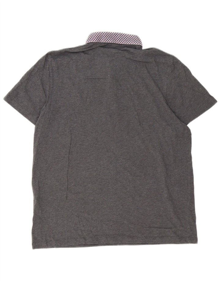 Tricou polo pentru bărbați Ted Baker Mărimea 4 mare gri