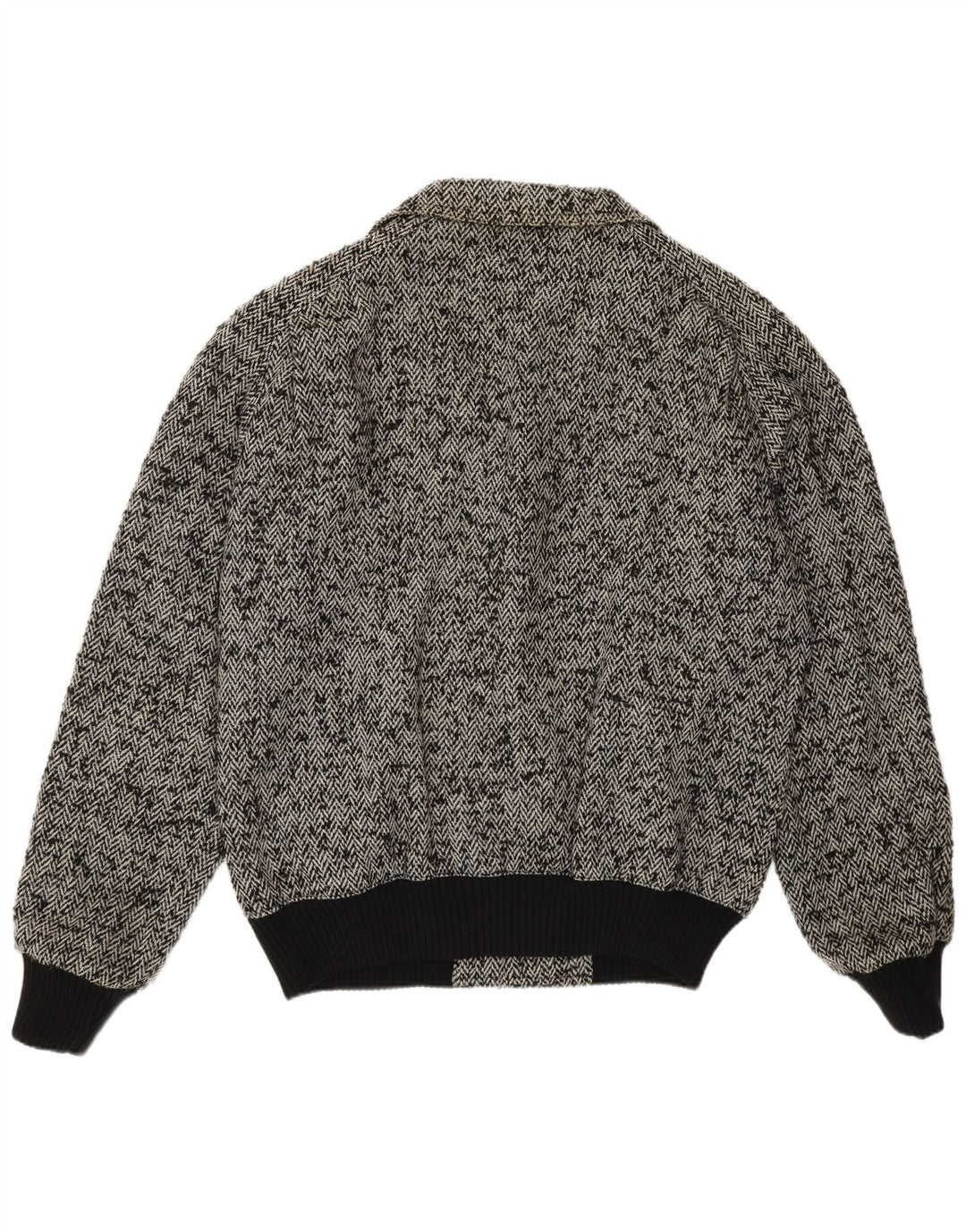 Jachetă Bomber pentru bărbați Bignami UK 42 XL Lână gri Herringbone