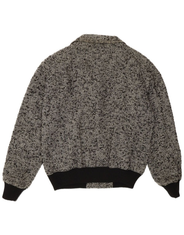 Jachetă Bomber pentru bărbați Bignami UK 42 XL Lână gri Herringbone