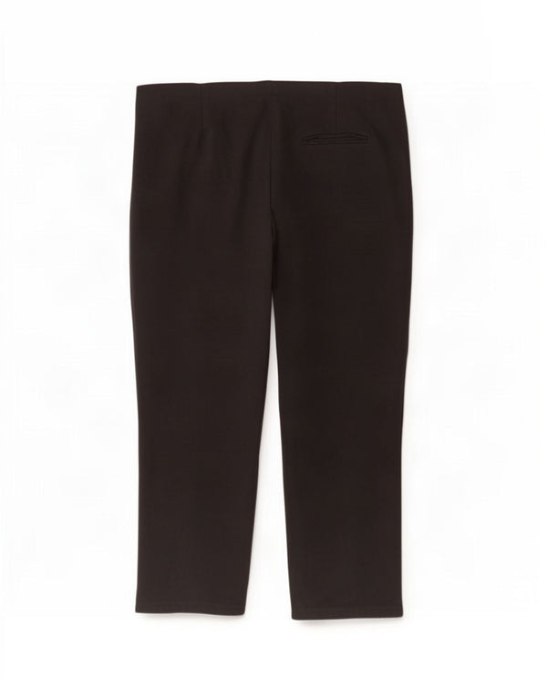 Pantaloni Capri pentru femei Marks & Spencer UK 22 3XL W40 L20 Viscoză neagră