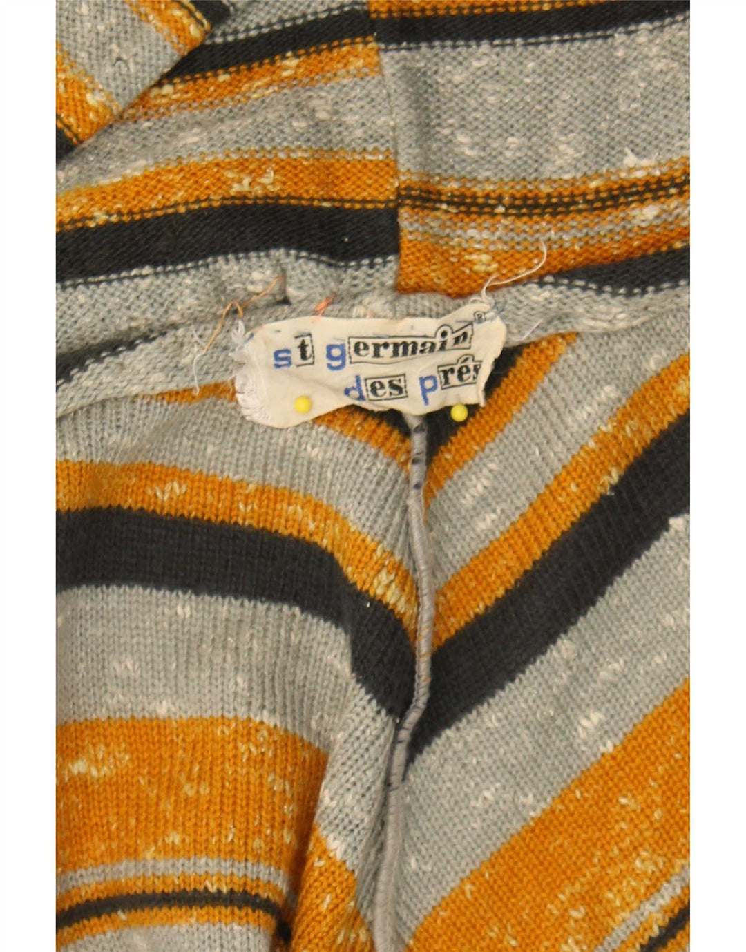 Pulover Cardigan Vintage pentru Femei cu Glugă Mărime Unică, Multicolore, în dungi