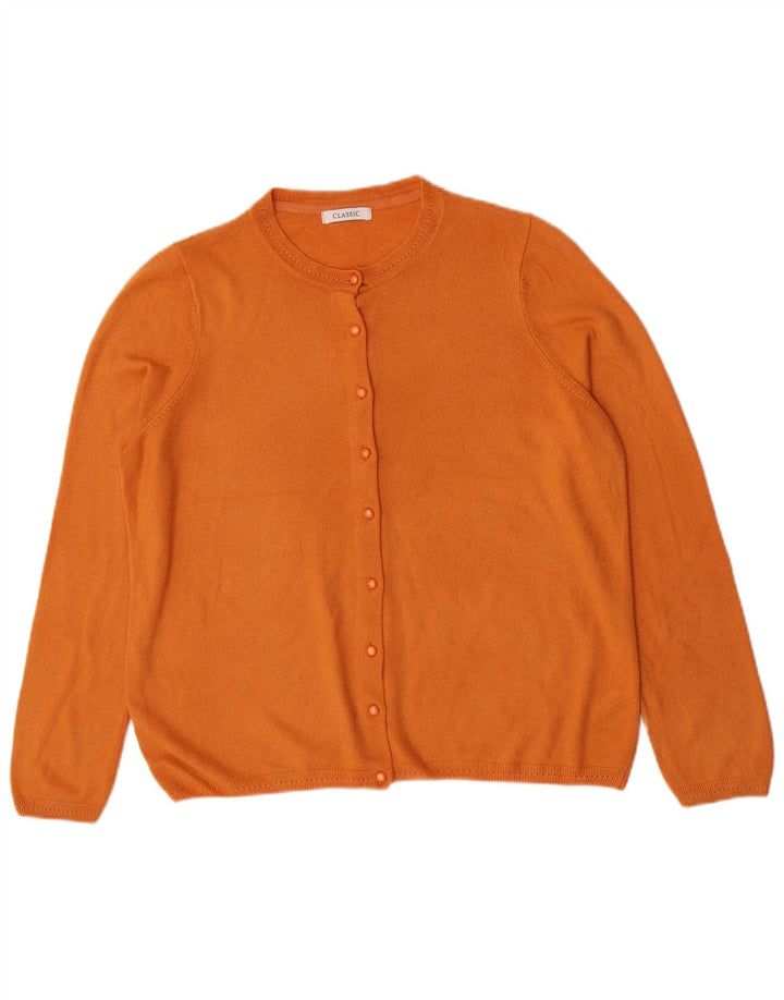 Pulover cardigan supradimensionat pentru femei Marks & Spencer UK 16 mare portocaliu