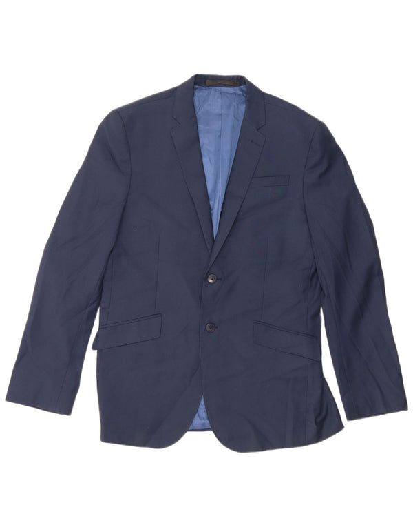 Jachetă pentru bărbați Marks & Spencer, cu 2 nasturi, UK 40 Medium Bleumarin
