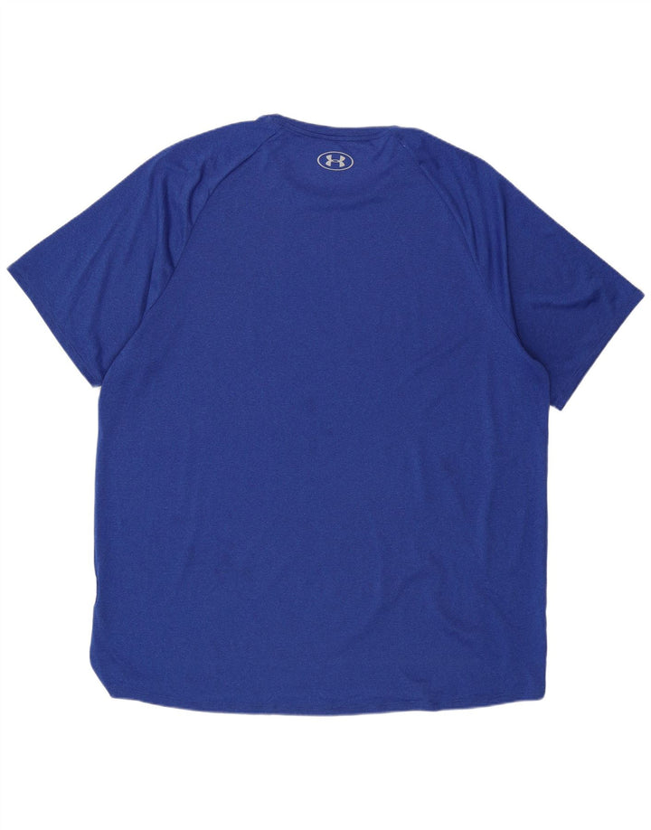 Tricou Under Armour pentru bărbați Top 2XL poliester albastru