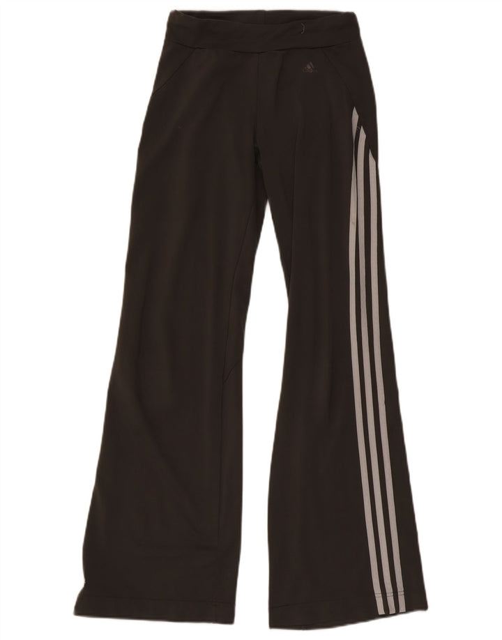 Pantaloni de trening Adidas Clima 365 pentru femei UK 10 Small Gri Poliester