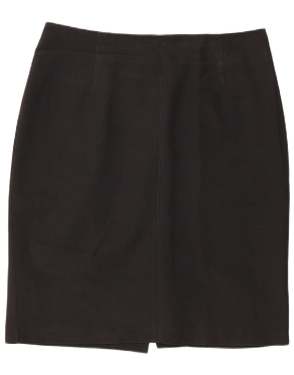 Fusta creion pentru femei Marks & Spencer UK 18 XL W34 Poliester negru