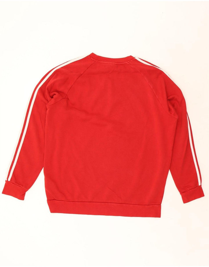 Hanorac pentru bărbați Adidas Jumper mare, roșu, bumbac