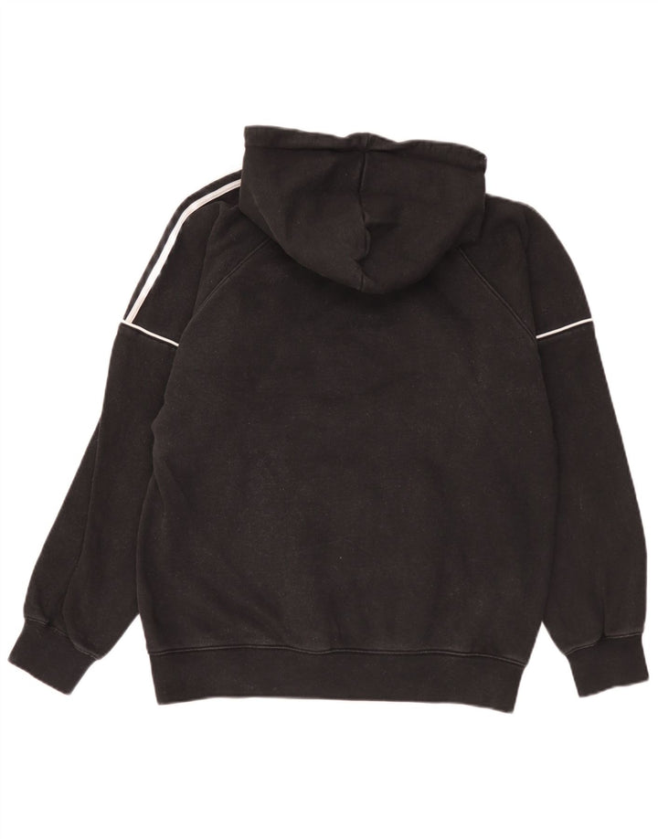 Pulover Adidas pentru bărbați, bumbac mediu negru