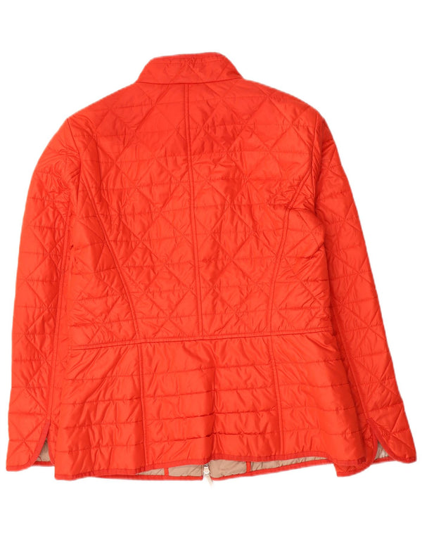 Luisa Spagnoli Womens Padded Jacket UK 14 Medium Red Polyester