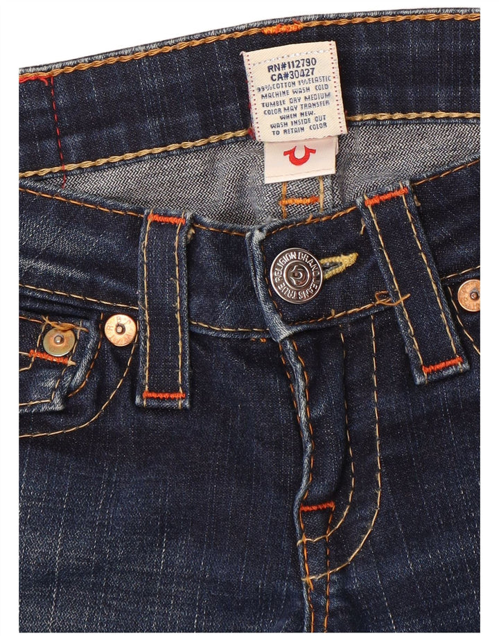 True Religion Blugi Slim Bootcut W24 L33 Bumbac Albastru
