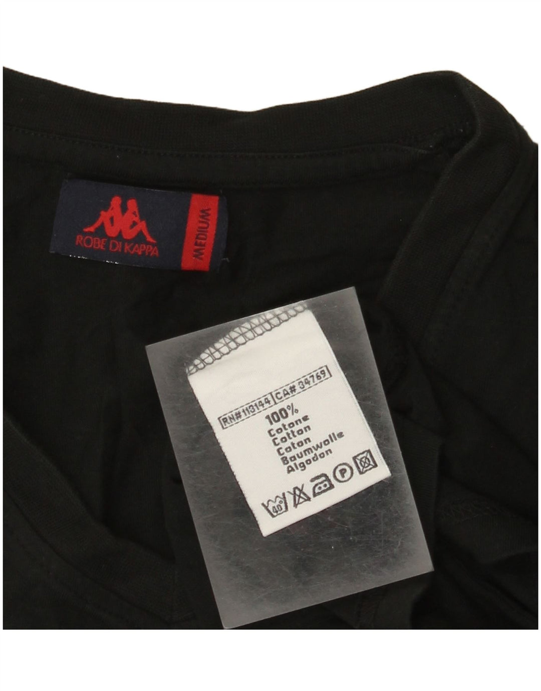 Tricou pentru femei Kappa Top UK 12 Medium Black Bumbac