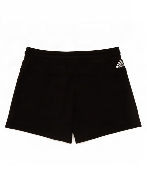 Pantaloni scurți sport grafic Adidas pentru femei UK 8/10 Small Black