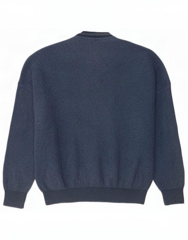 Pulover Cardigan Vintage pentru bărbați IT 56 XL Bumbac bleumarin