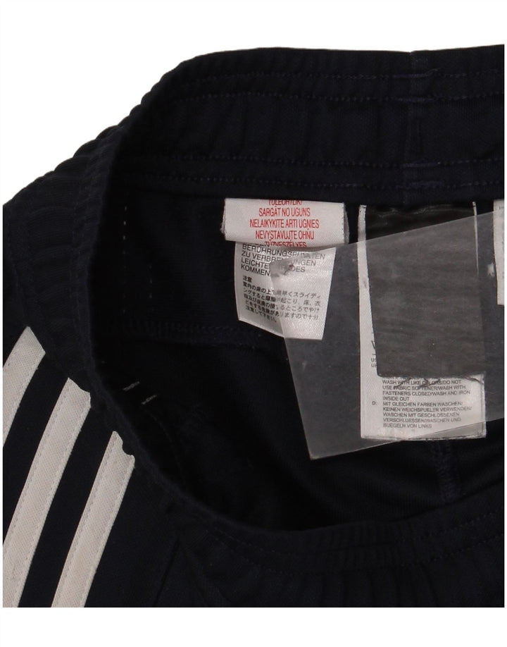 Pantaloni de trening Adidas pentru băieți 9-10 ani poliester bleumarin