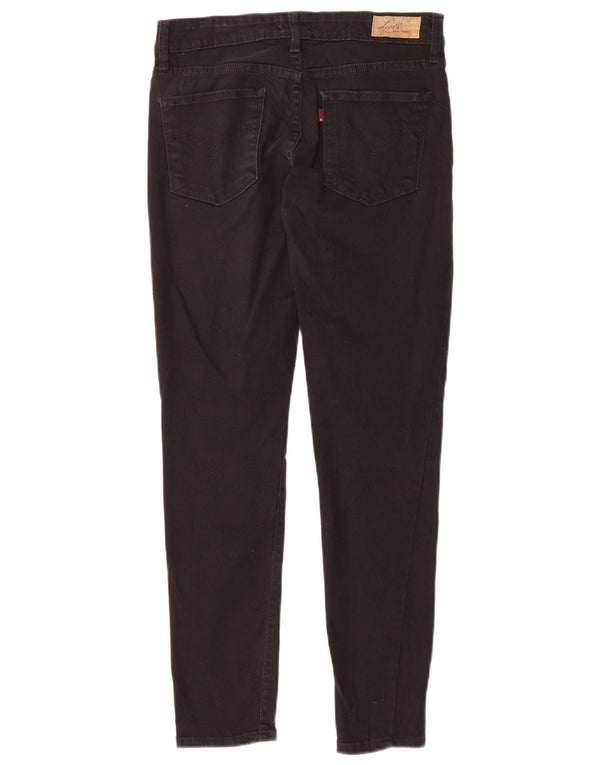 Levi's Womens Demi Curve Skinny Jeans US 4 Small W27 L27 Black Cotton