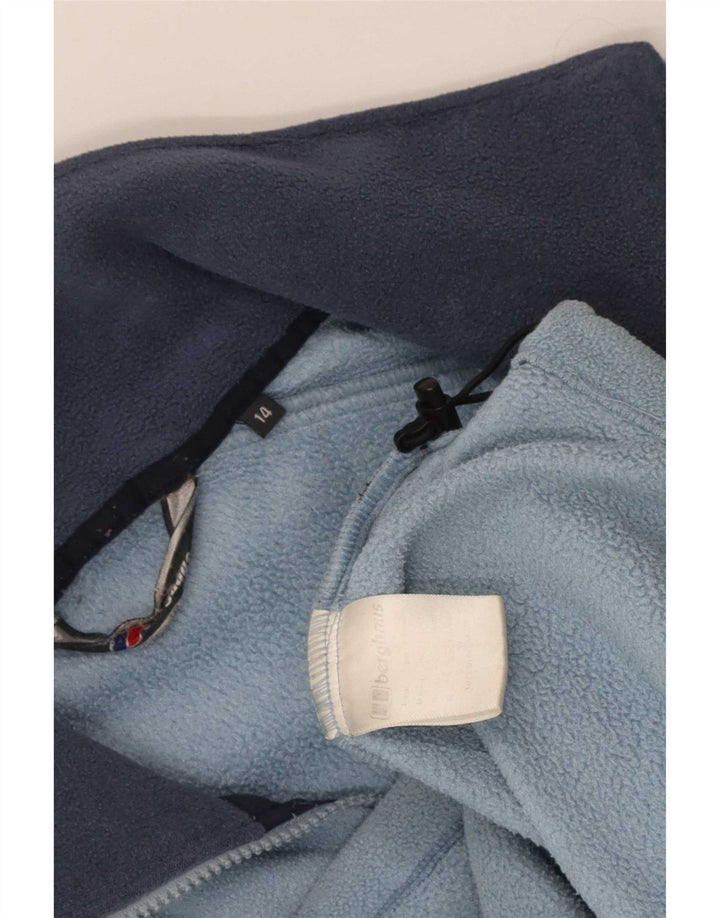 Jachetă fleece supradimensionată pentru femei Berghaus UK 14, mare, albastru, poliester