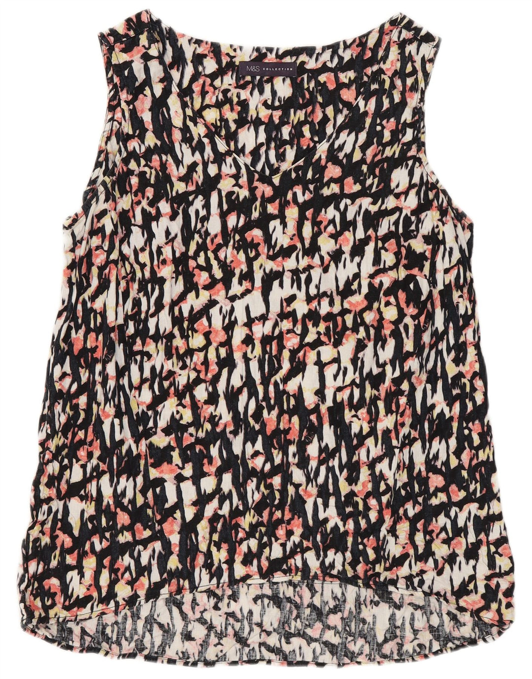 Bluză pentru femei Marks & Spencer, cu model abstract, UK 10 Mic Multicolor