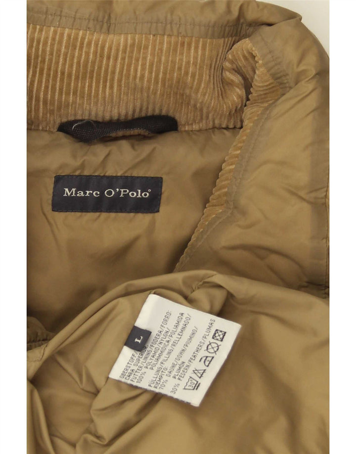 Gilet căptușit pentru bărbați Marc O'Polo UK 40 Poliamidă maro mare