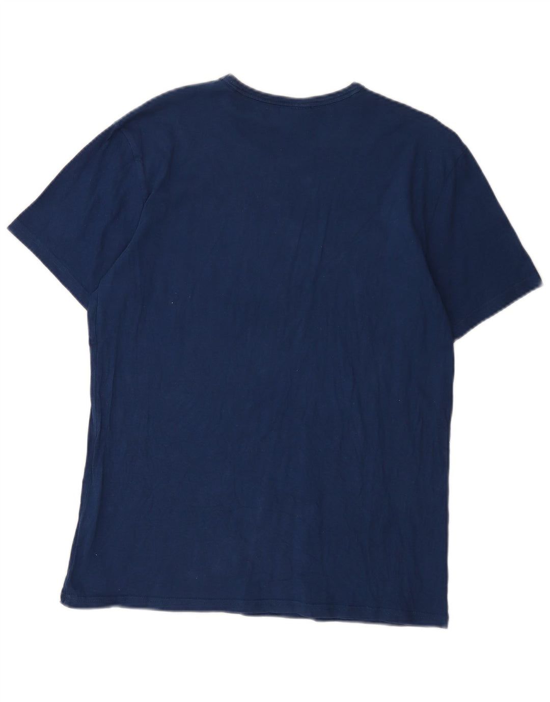Tricou grafic Calvin Klein pentru bărbați Top mediu din bumbac bleumarin