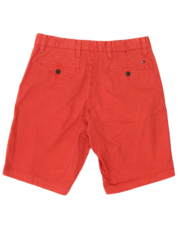 Pantaloni scurți chino Brooklyn pentru bărbați Tommy Hilfiger W30 Medium Red Geometric