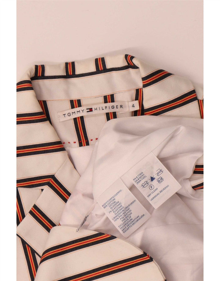 Jachetă pentru femei Tommy Hilfiger, cu 2 nasturi, cu dungi albe