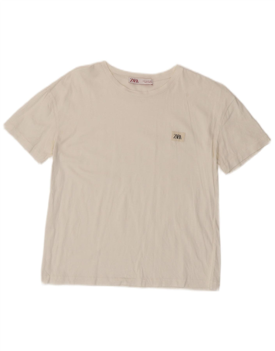 Top tricou pentru femei ZARA UK 10 Small White