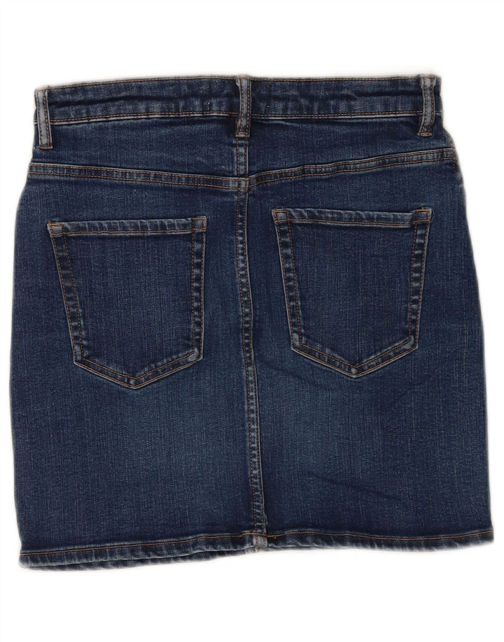 Fusta Mini Denim Zara Femei Medium W28 Albastru
