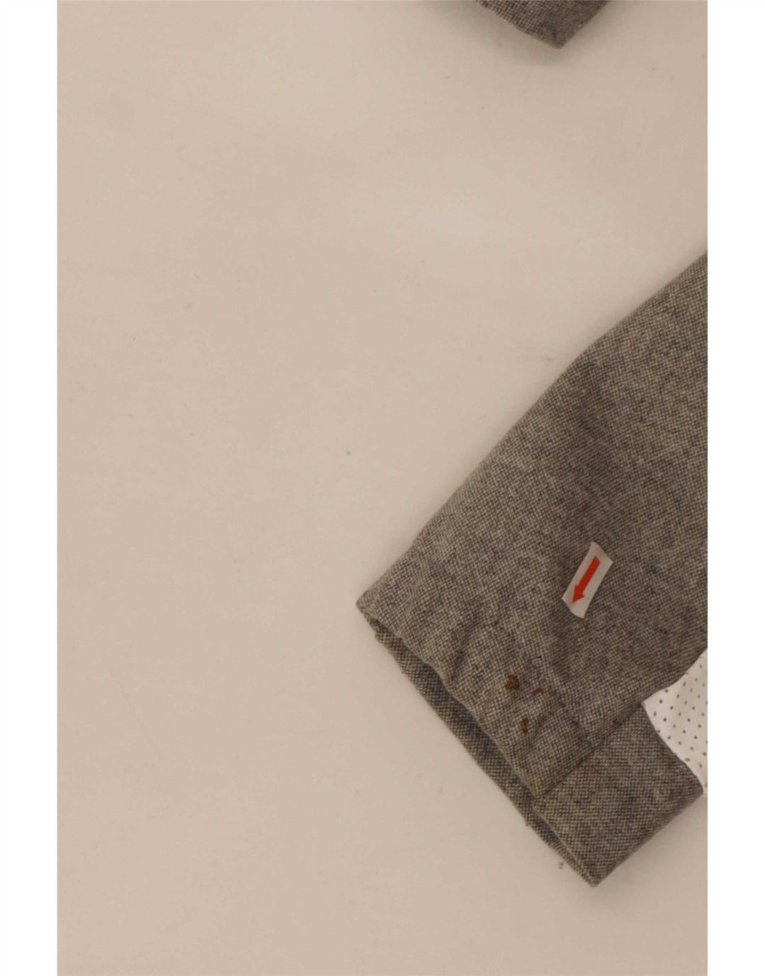 Jachetă Bomber pentru femei Adidas Marea Britanie 12/14 Lână color bloc de culoare gri mediu