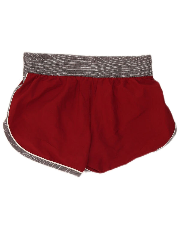 Under Armour Womens Sport Shorts UK 10 Small Burgundy