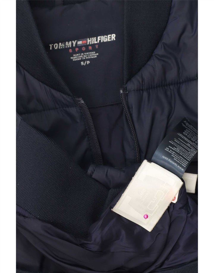 Jachetă căptușită pentru bărbați Tommy Hilfiger UK 36 Mic, albastru bleumarin
