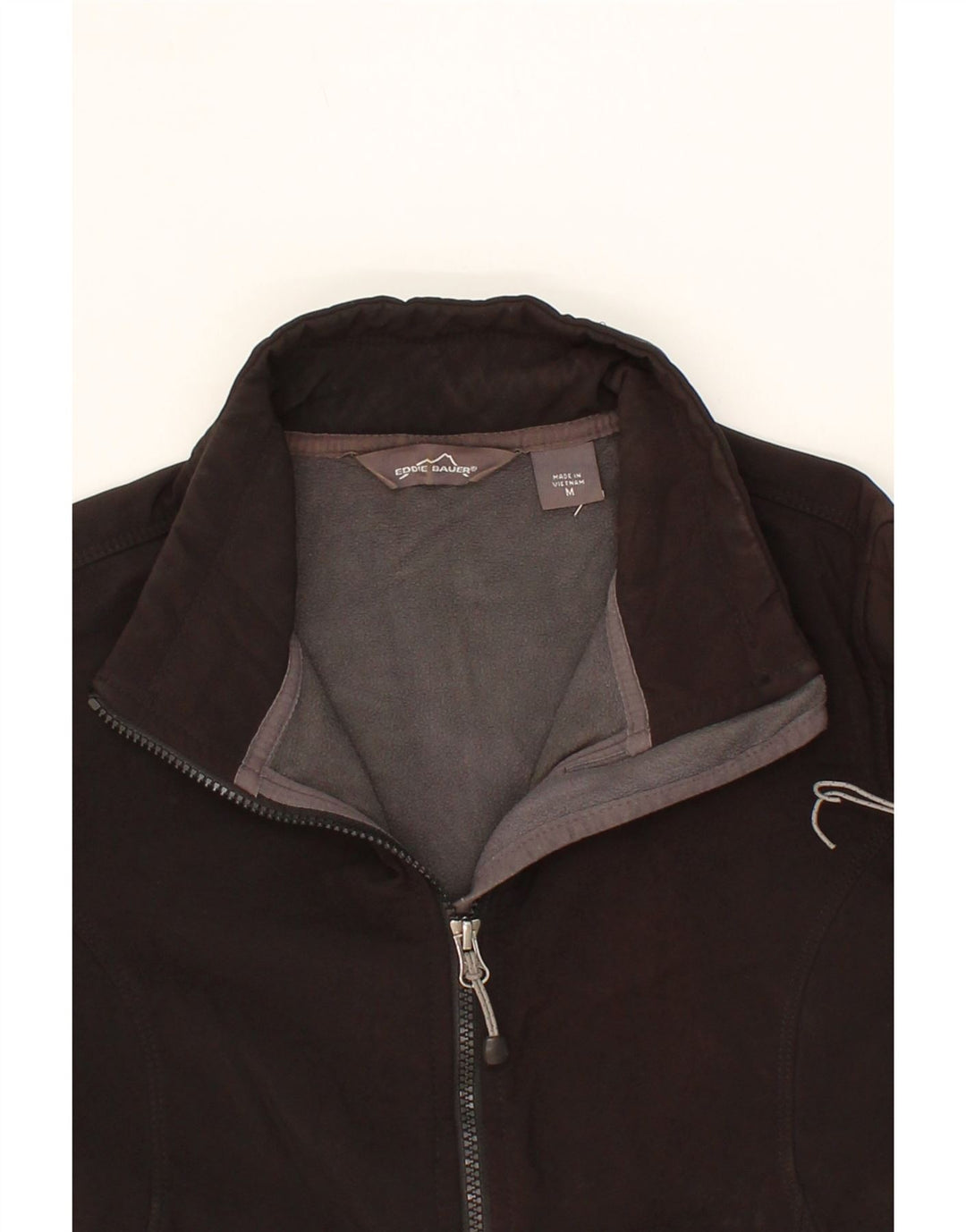 EDDIE BAUER Womens Tracksuit Top Jacket UK 14 Medium Black Polyester Vintage Eddie Bauer and Second-Hand Eddie Bauer from Messina Hembry 