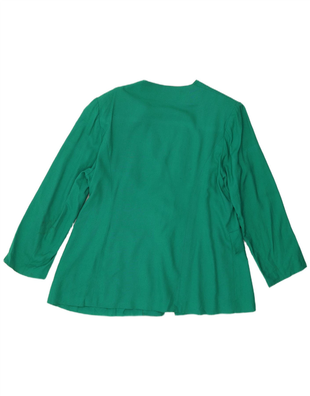 Blazer Vintage pentru femei cu 1 nasture, UK 16, verde mare
