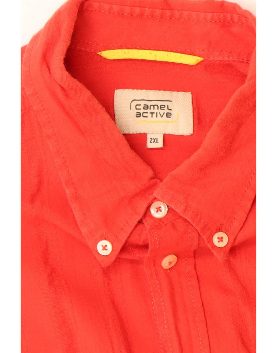 Cămașă cu mânecă scurtă pentru bărbați Camel Active 2XL bumbac roșu