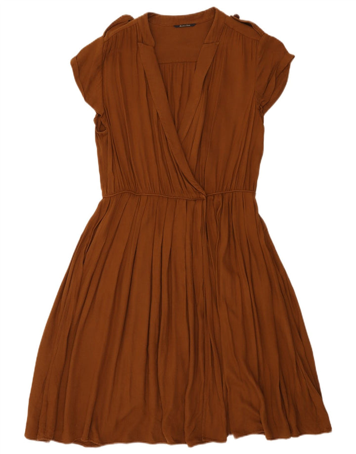 Massimo Dutti Rochie Wrap Femei EU 42 Maro Viscoza Maro