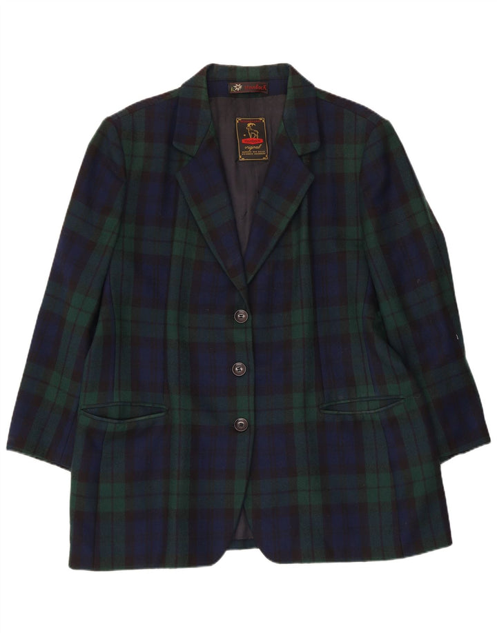 Jachetă pentru femei Steinbock cu 3 nasturi, UK 18 XL, albastru bleumarin, carouri