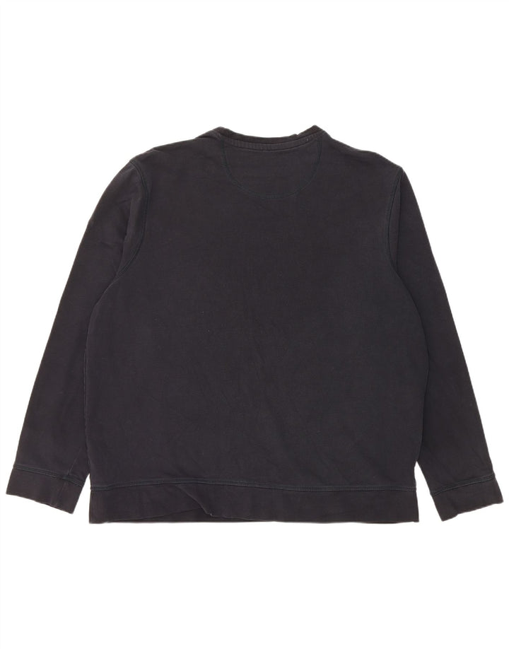 Pulover pentru bărbați Marks & Spencer, bumbac negru 2XL