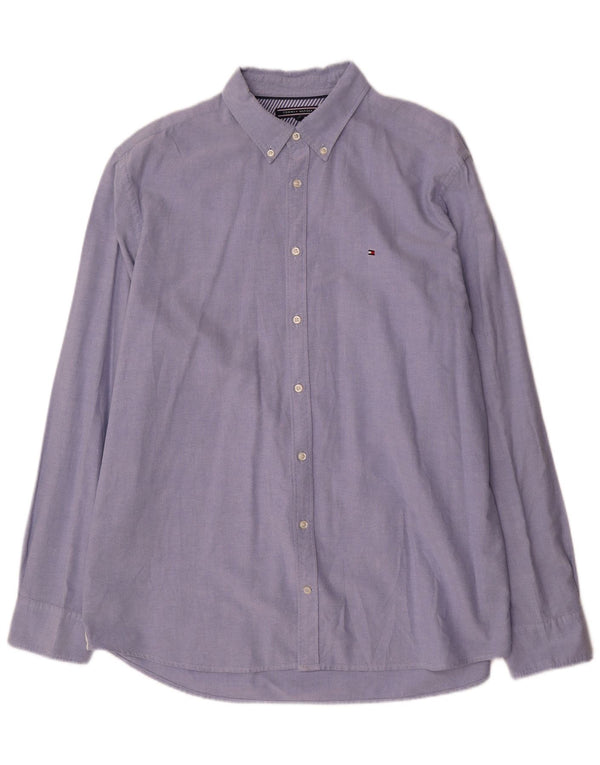 Cămașă pentru bărbați Tommy Hilfiger New York Fit 2XL, bumbac albastru