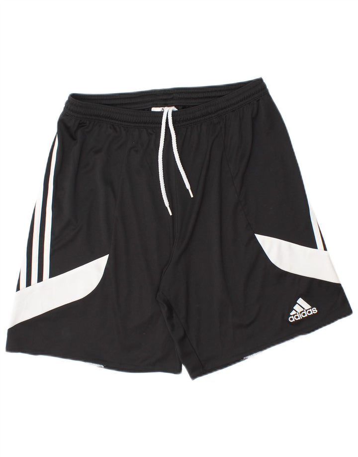 Pantaloni scurți sport pentru bărbați ADIDAS Climalite, mediu negru, poliester color bloc