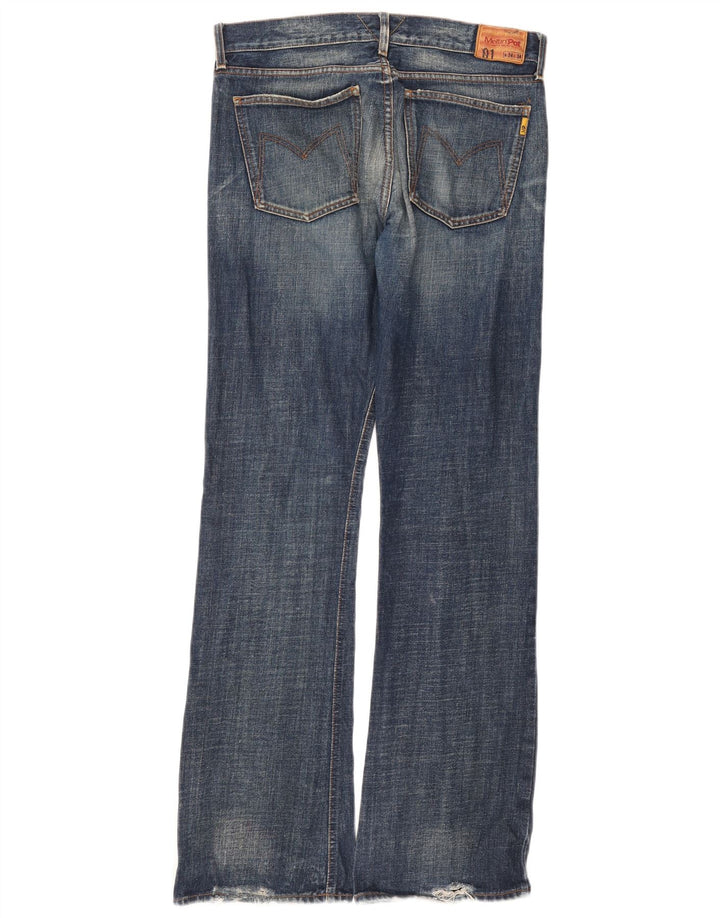 Meltin' Pot Blugi Bootcut pentru bărbați L34 L34 Bumbac albastru