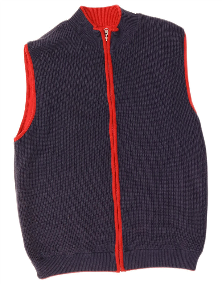 Gilet reversibil pentru bărbați BOGGI IT 52 XL poliacrilic roșu